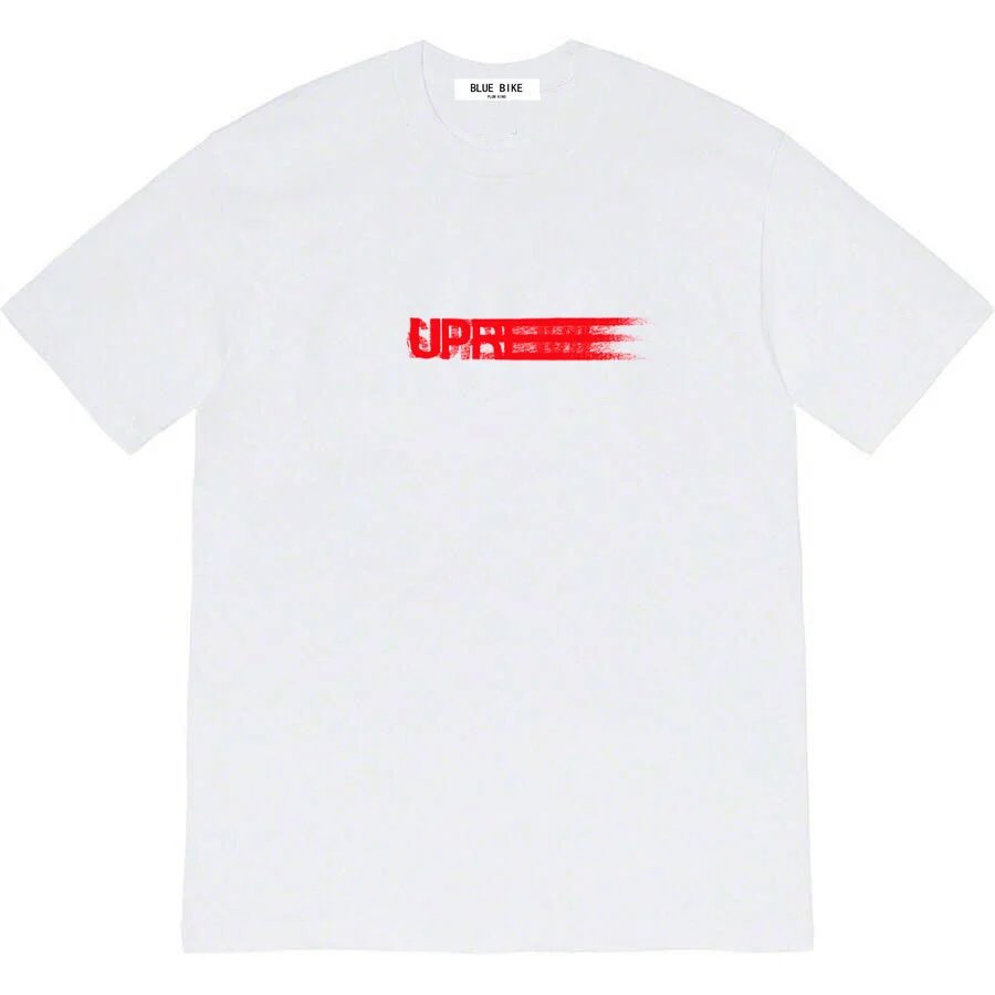 Motion Tee Phantom Bogo Print Short Sleeve Round Neck T-shirt Unisex Loose Casual Trendy