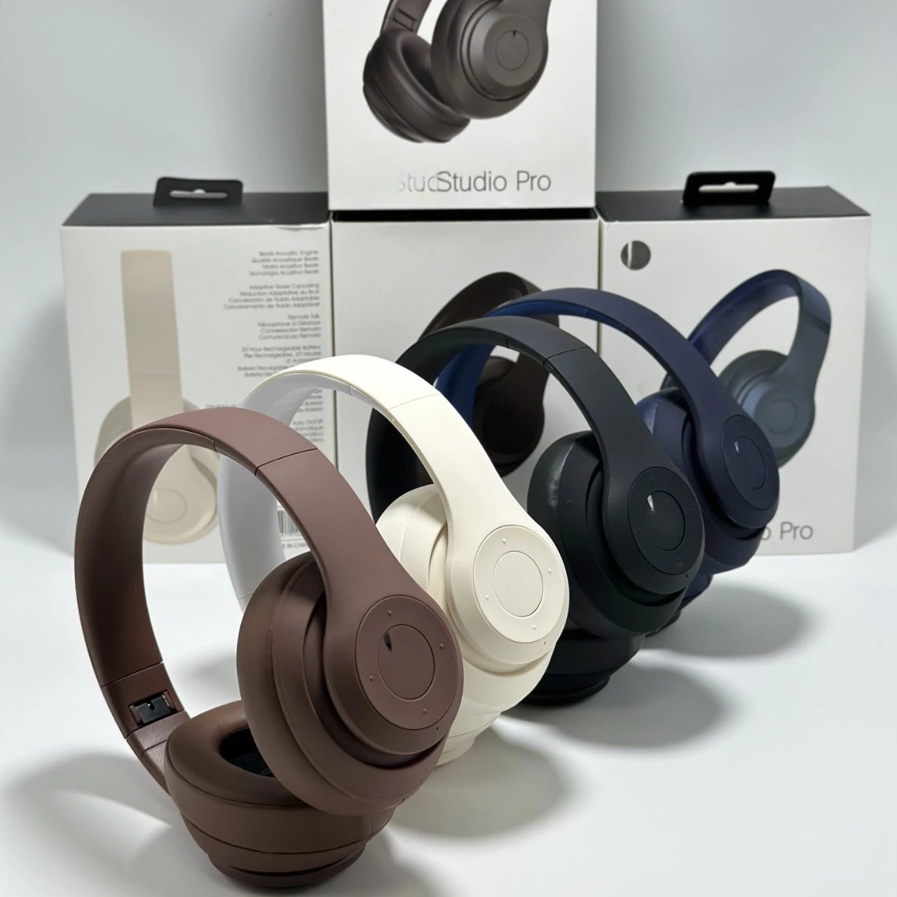 Recording Artist 4th Generation Stereo Cotton Over-Ear Wireless Bluetooth Headphones Compatible with Studio Pro Pop-up Headphones