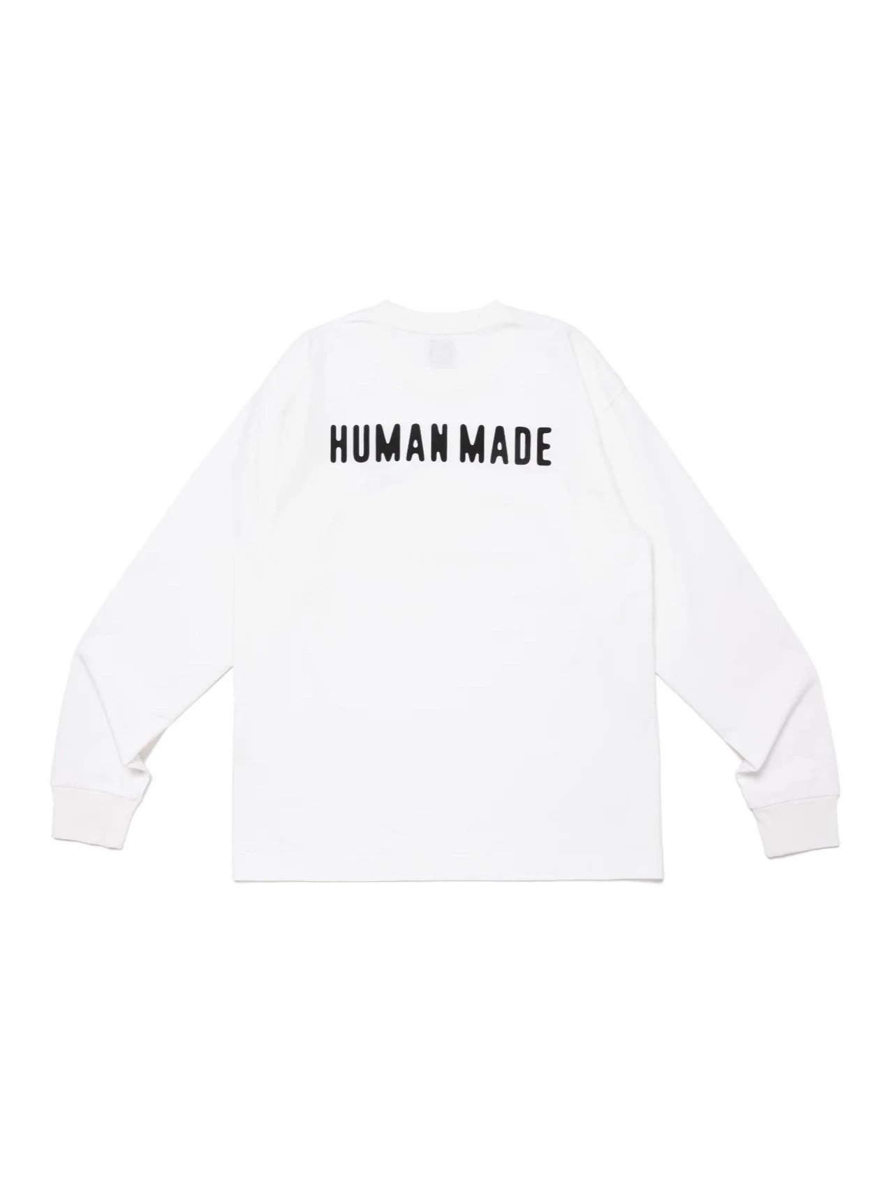 Human Made Small Heart Pattern Long Sleeve T-Shirt Loose Casual Unisex Couple Style