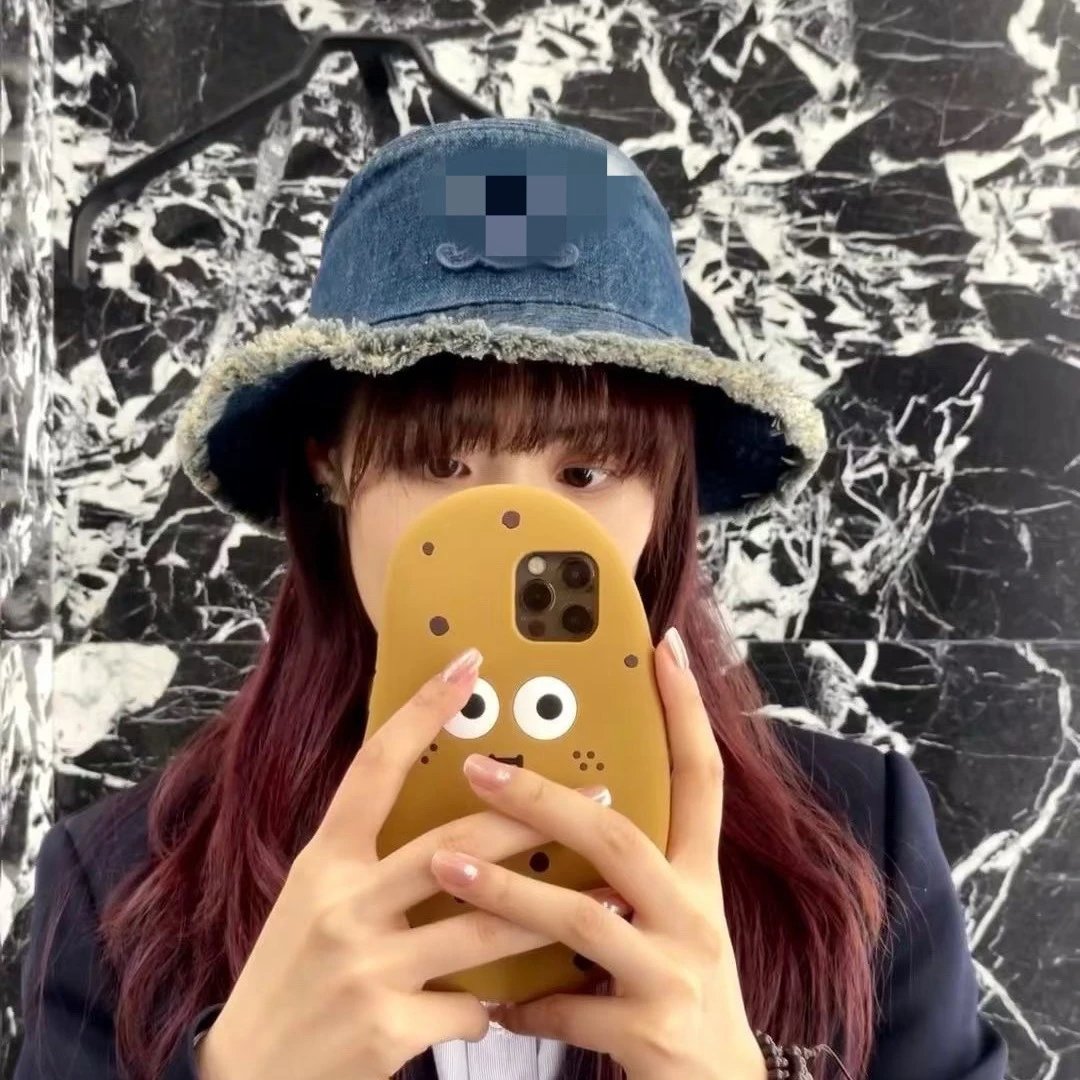 Color Block Chanel Beanie Autumn Winter Face Slimming Warm Ear Protection Knit Hat Internet Cold Hat