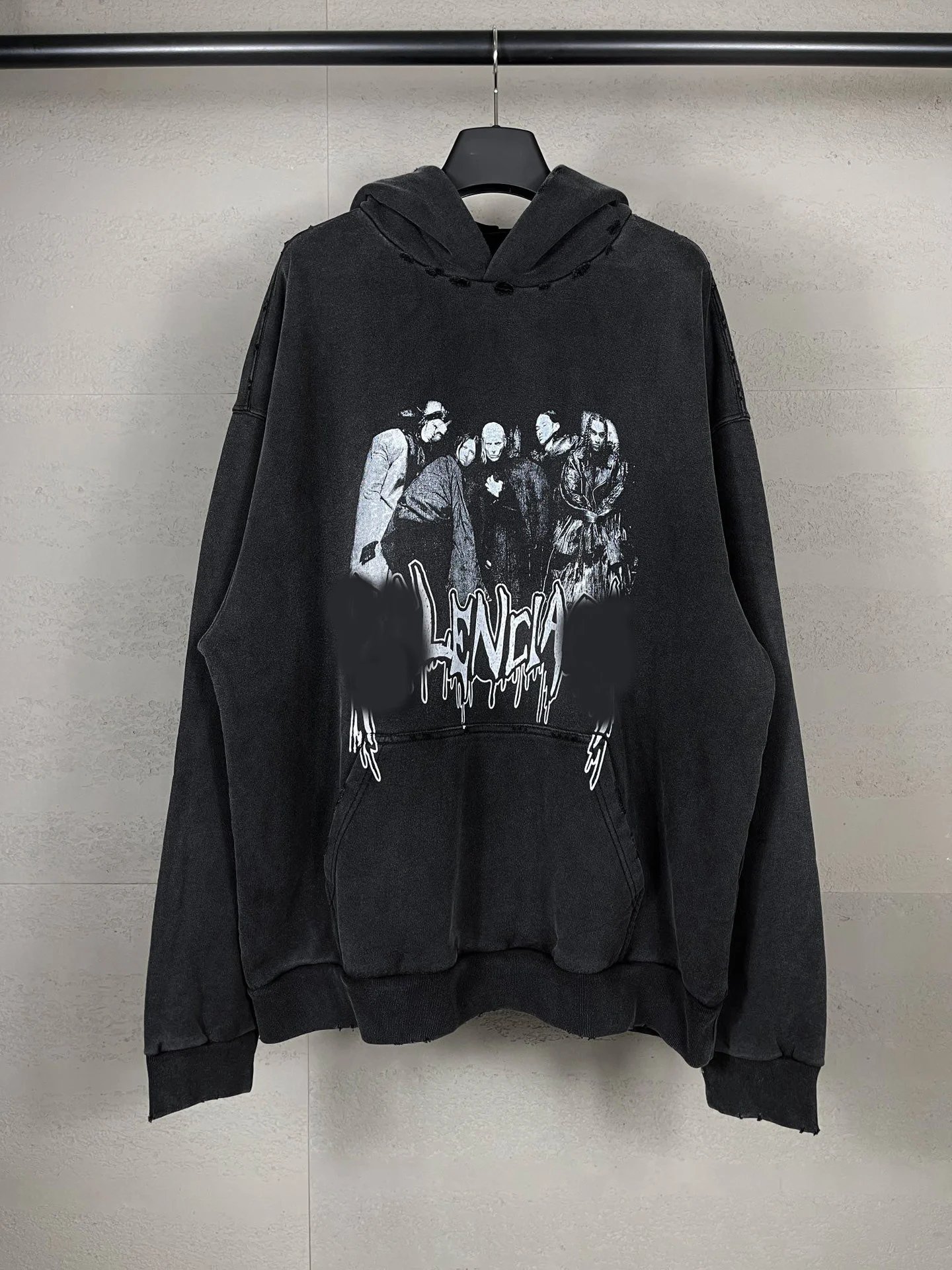 Balenciaga New. Vintage Premium Limited Collaboration Character Pattern Pullover Loose Hoodie