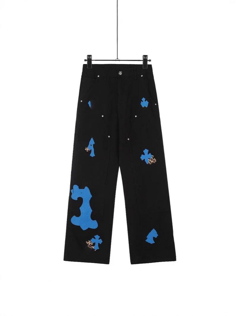 24SS Chrome Hearts Friends Limited Large Cross Carhartt Base Cargo Pants