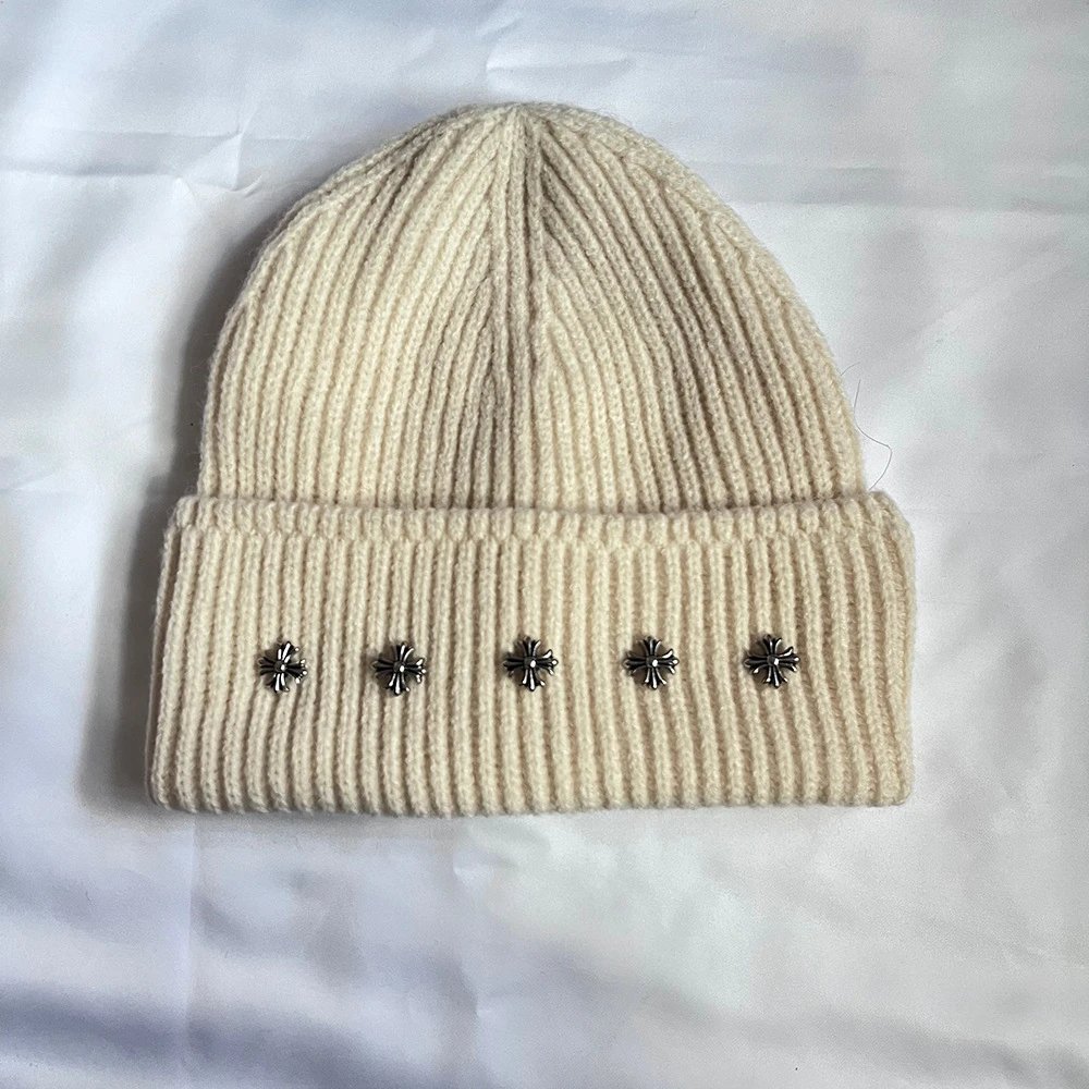 New Knit Pullover Hat Women Versatile Loose Ear Warm Headwarmer Unisex Outdoor Beanie