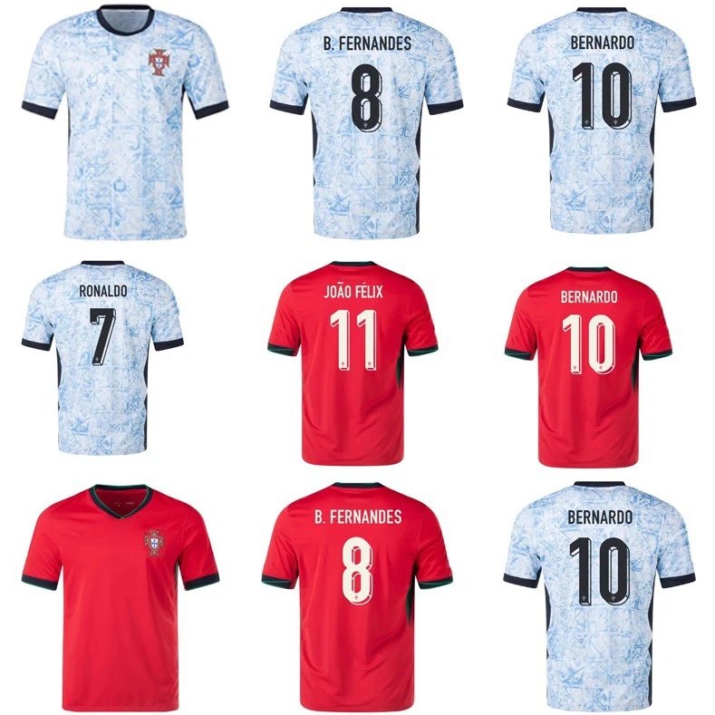New Euro Cup Portugal Thailand Version No.7 Cristiano Ronaldo Home/Away Men's Football Jersey