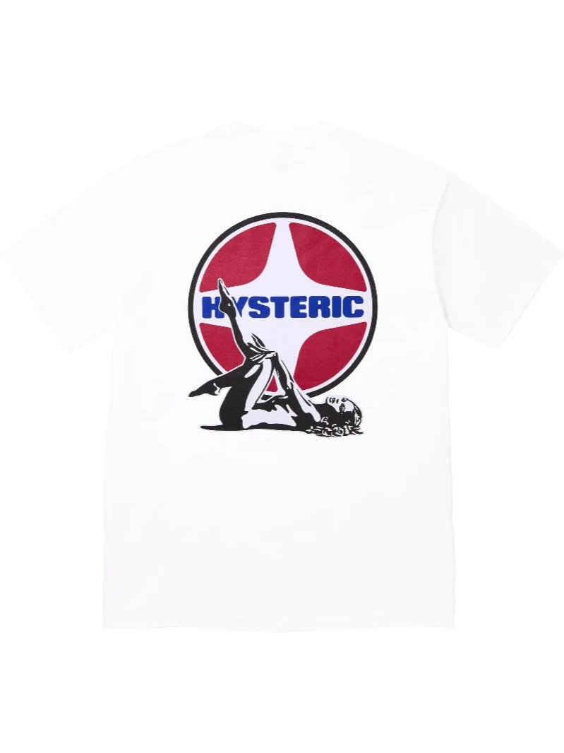 24FW HYSTERIC GLAMOUR PIN UP TEE Hysterical Short Sleeve T-shirt Unisex