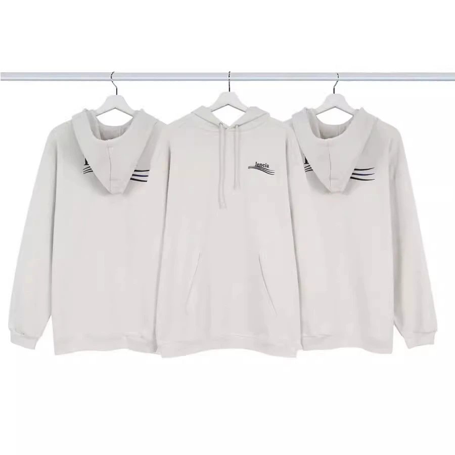 Balenciaga cola embroidery hooded sweatshirt loose casual men's and women's hoodie couple versatile