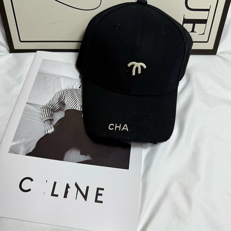 New Fisherman Hat Frayed Denim Wide Brim Face Slimming Bowl Hat Spring Summer Unisex Hat
