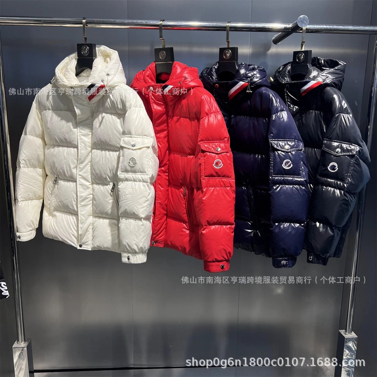 Moncler Trendy Winter Men's New Style Hooded Top Fashion Handsome Outerwear Popular Minimalist Down Cotton Jacket Unisex