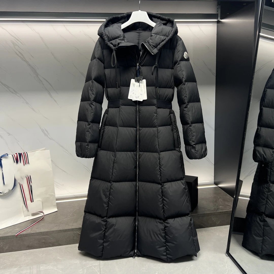 Moncler Runaway Princess 90% White Duck Down Long Warm Women's Down Jacket