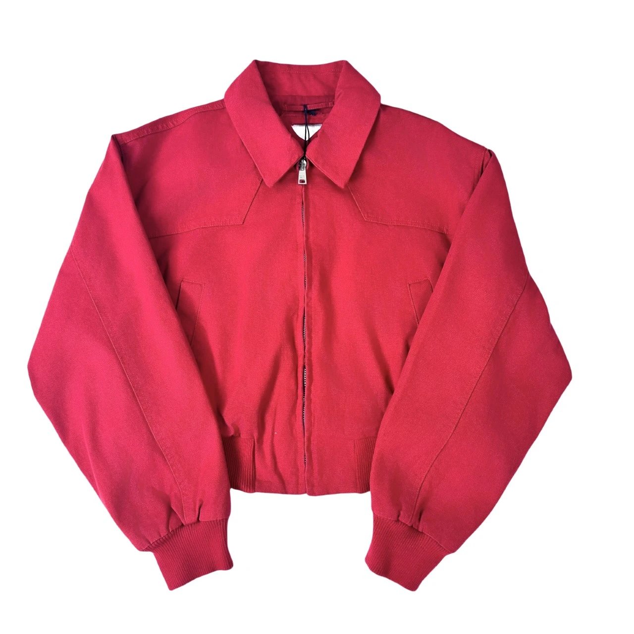 25 New Prada Classic Solid Minimalist Red Shorts Jacket Unisex