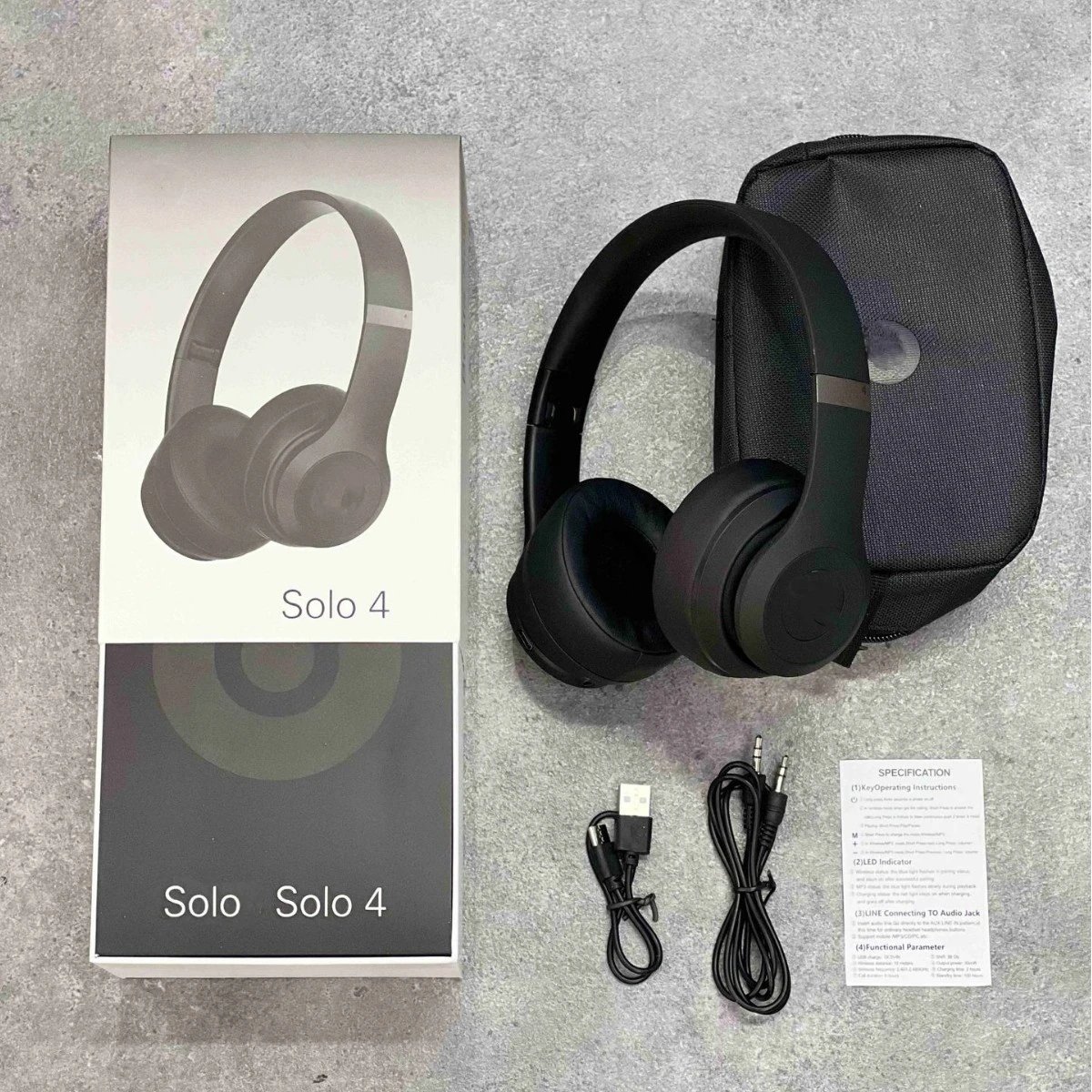 New Compatible with Solo4 Recording Artist 4th Generation Stereo Cotton Over-Ear Wireless Pop-up Bluetooth Headphones