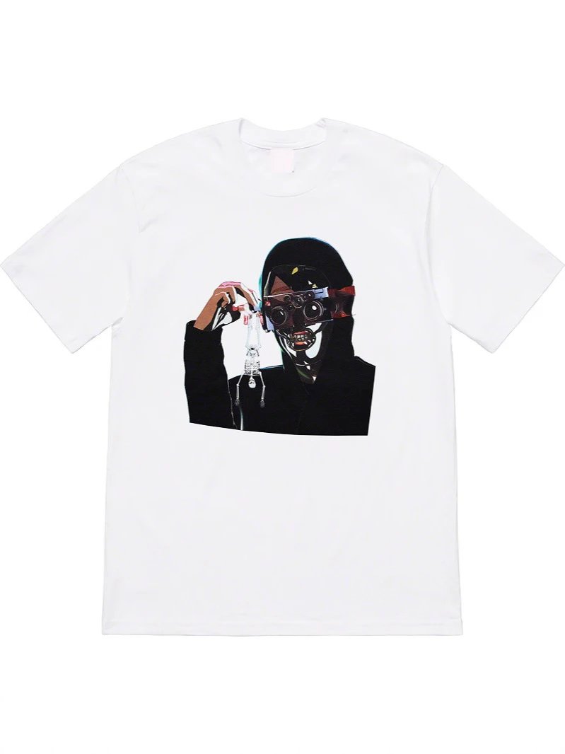 Creeper Tee Frankenstein Monster Print T-shirt Short Sleeve Pure Cotton Unisex