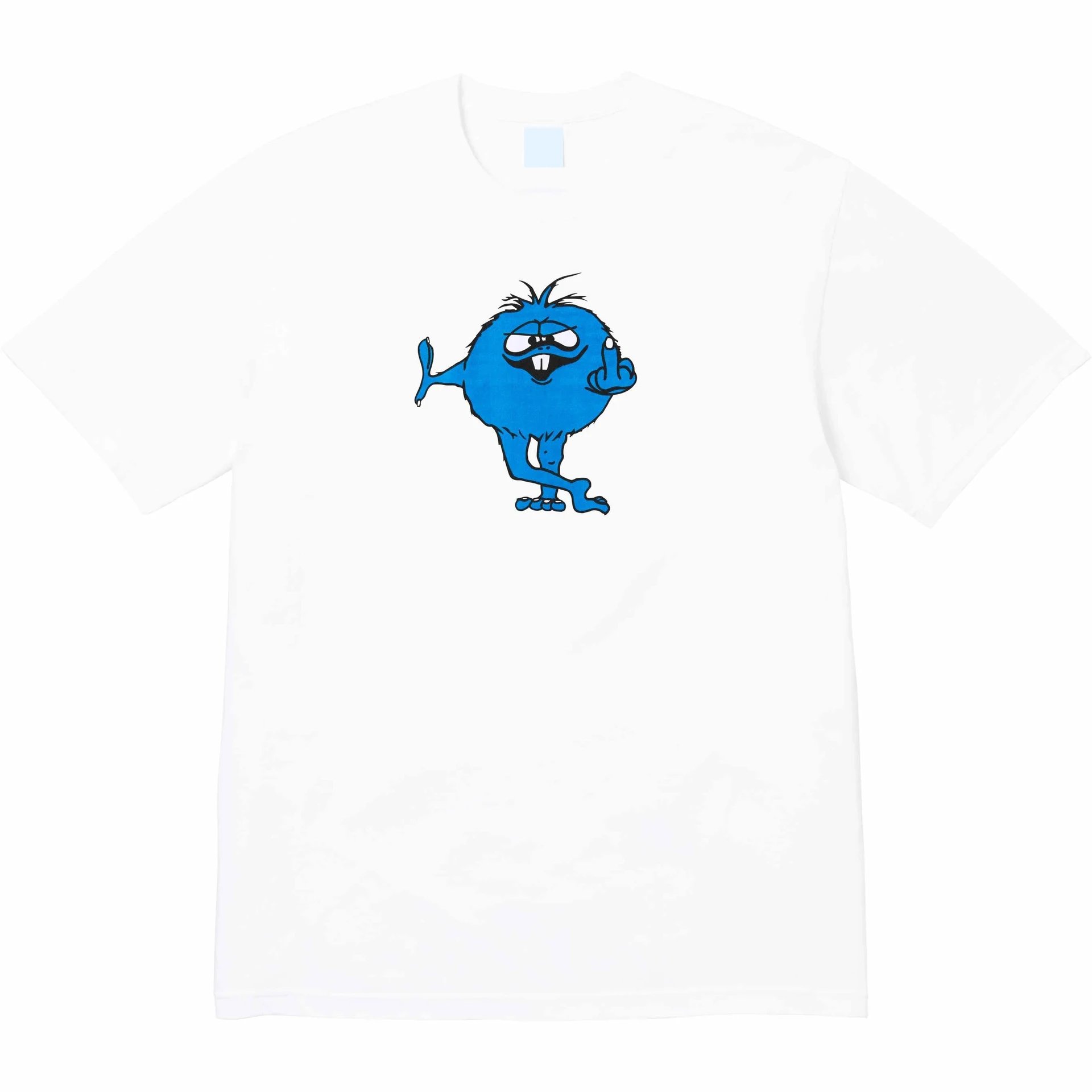 23FW CAMAChrome HeartsO TEE Middle Finger Classic Cartoon Doll Print Short Sleeve T-shirt