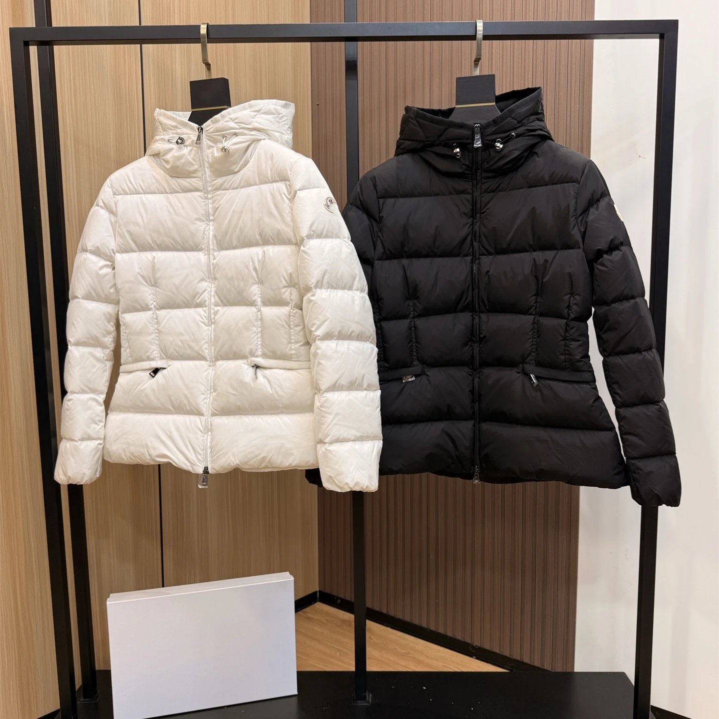 Autumn Winter New Style Moncler 90% White Duck Down Waist Slimming Princess Down Jacket