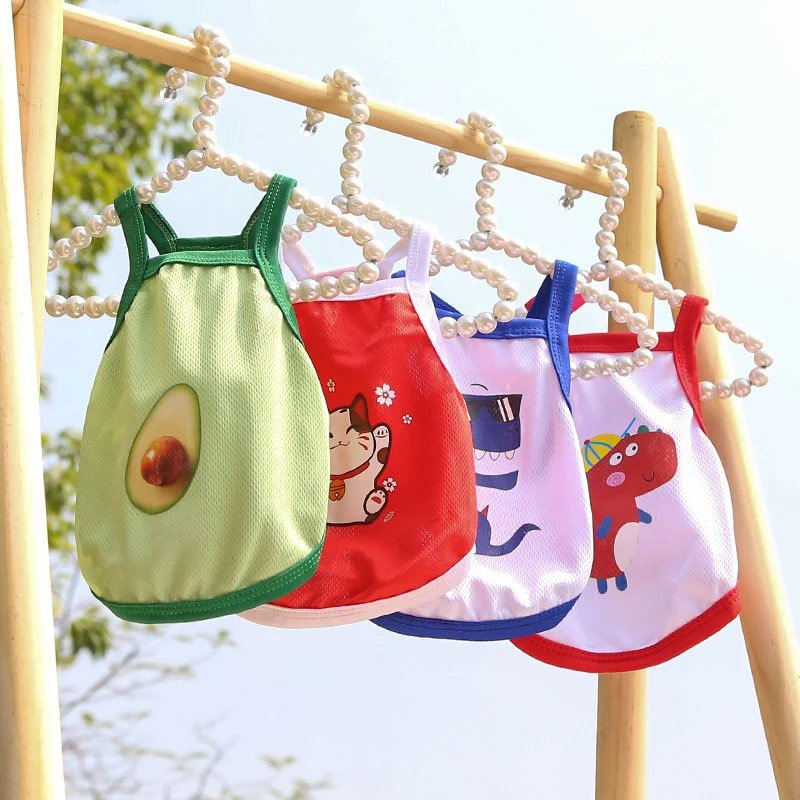 Strappy Vest Mesh Breathable Dog Cat Pet Small Medium Dog Cat Clothing Dog Apparel Small Dog Breathable Mesh