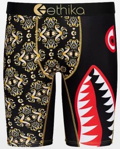 Q Random Style Clearance Fashion Casual Print Jacquard Four-Needle Six-Line Underwear Choose Size