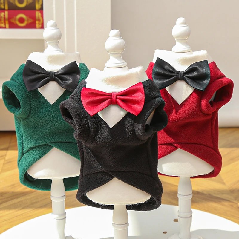 Autumn Winter New Dog Apparel Cat Pet Cat Clothing Dog Supplies Suit Formal Wear Teddy French Bulldog
