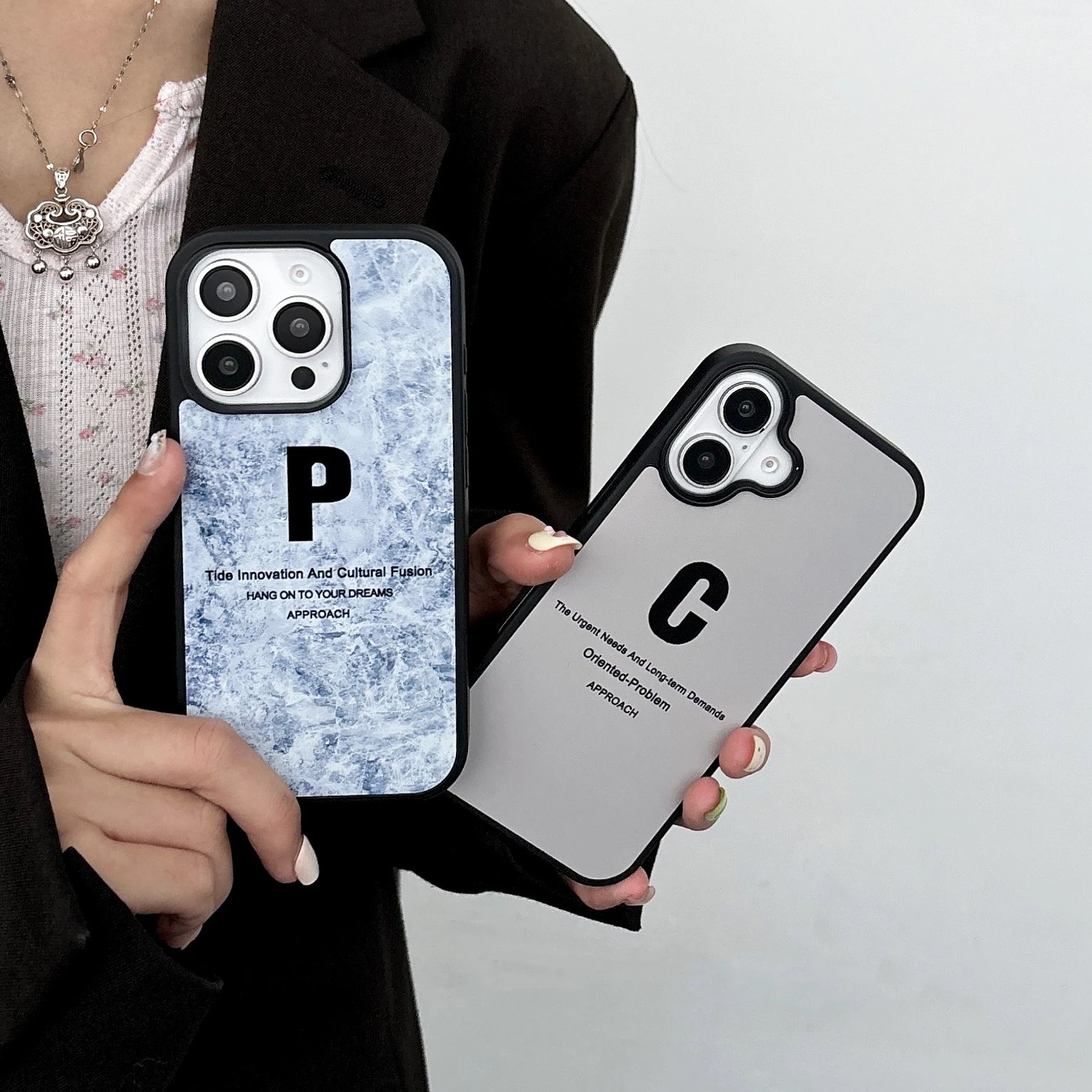 New Mirror Magnetic Suction Apple 13 Case Trendy 16 Pro Max Anti-Drop 12 Couple 11