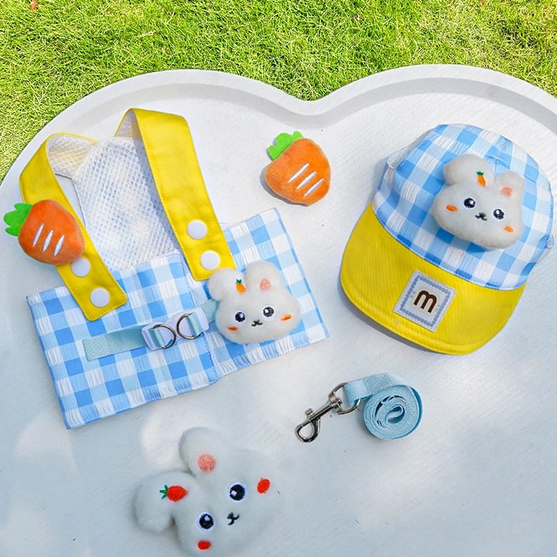 Original Spring Summer Cat Pet Harness Leash Dog Cat Pet Cat Clothing Dog Supplies Outdoor