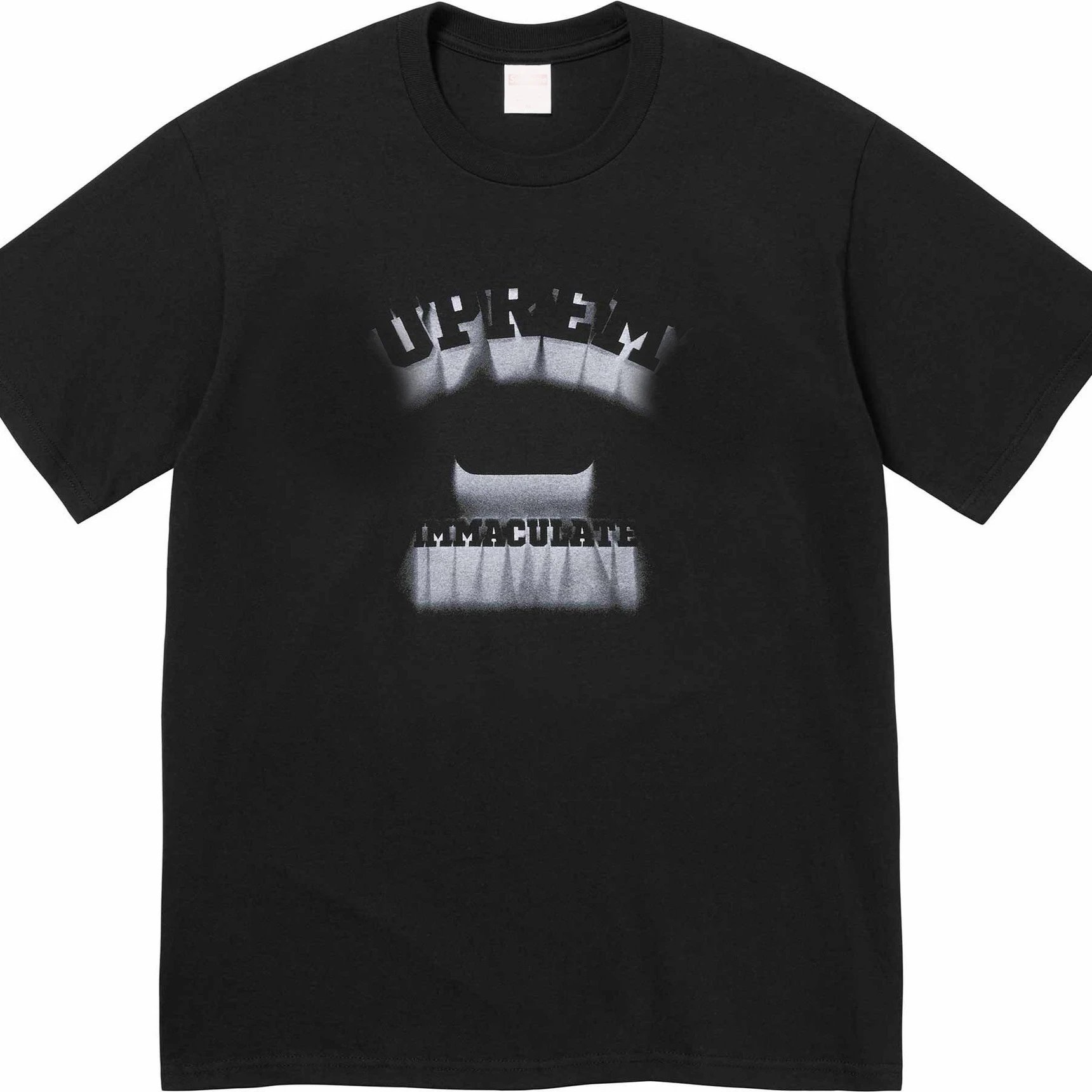 24SS SHADiorW TEE Shadow Letter Large Logo Round Neck Short Sleeve T-shirt Unisex