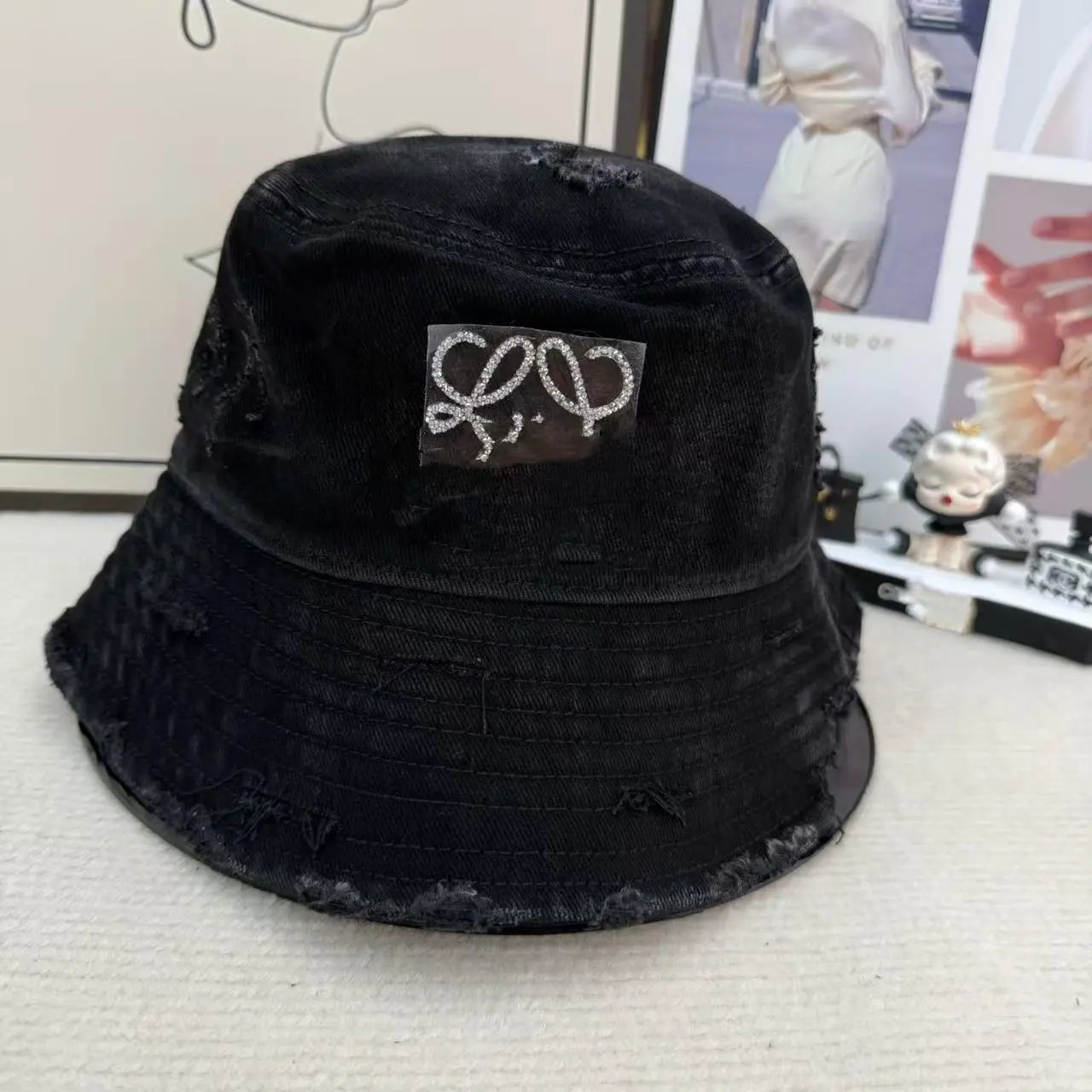 Angora Rabbit Fur Knit Hat Women Autumn Winter New Japanese Style Fashion Beanie