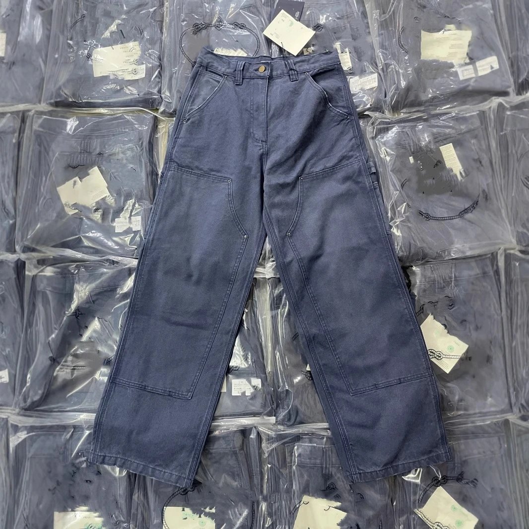 Prada New Hot Item Unisex Washed Vintage Cargo Pants Loose Pants