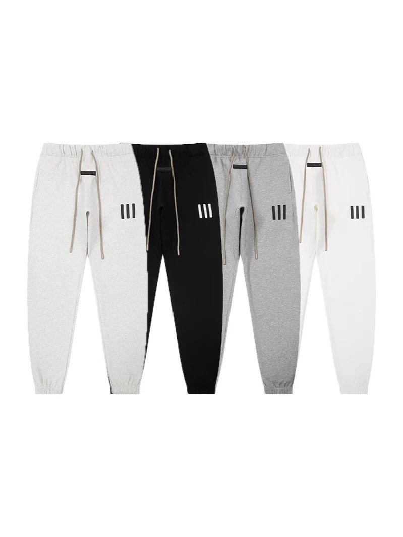 2024 FOG Essentials Four-Bar Lettering Loose Casual Sweatpants Unisex