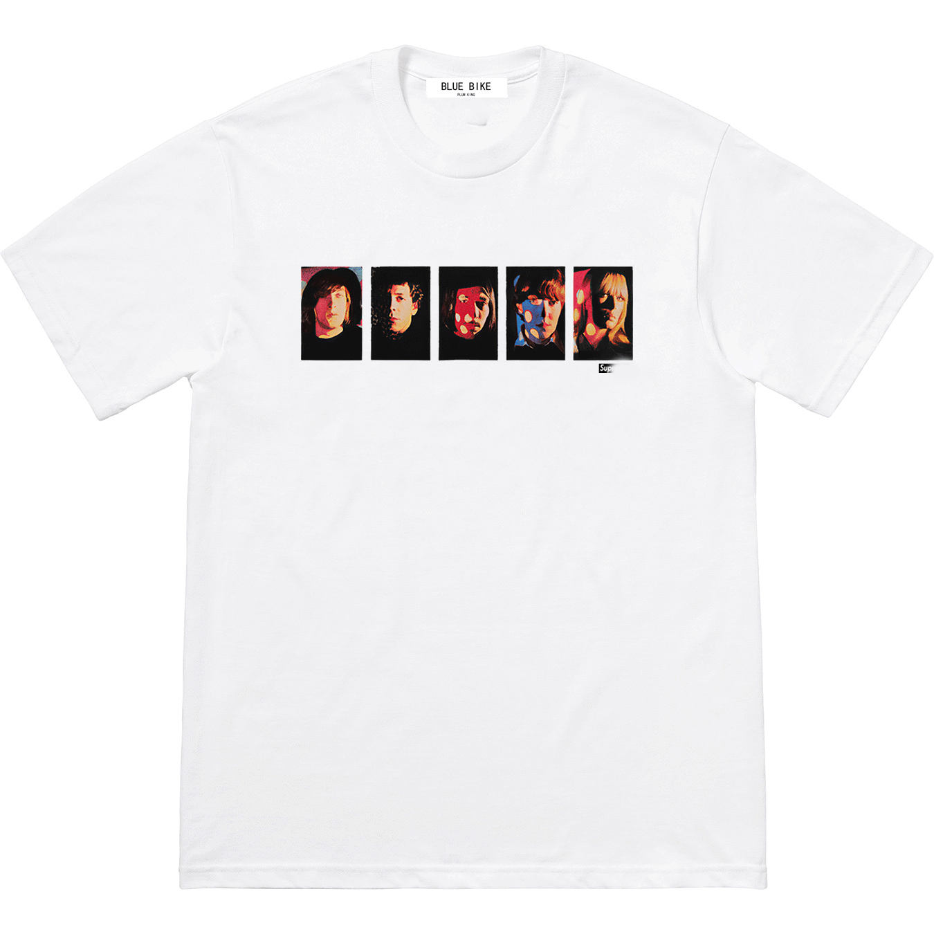 UNDERGROUND VELVET NICO TEE Five Photo Pattern Short Sleeve T-shirt Unisex Couples