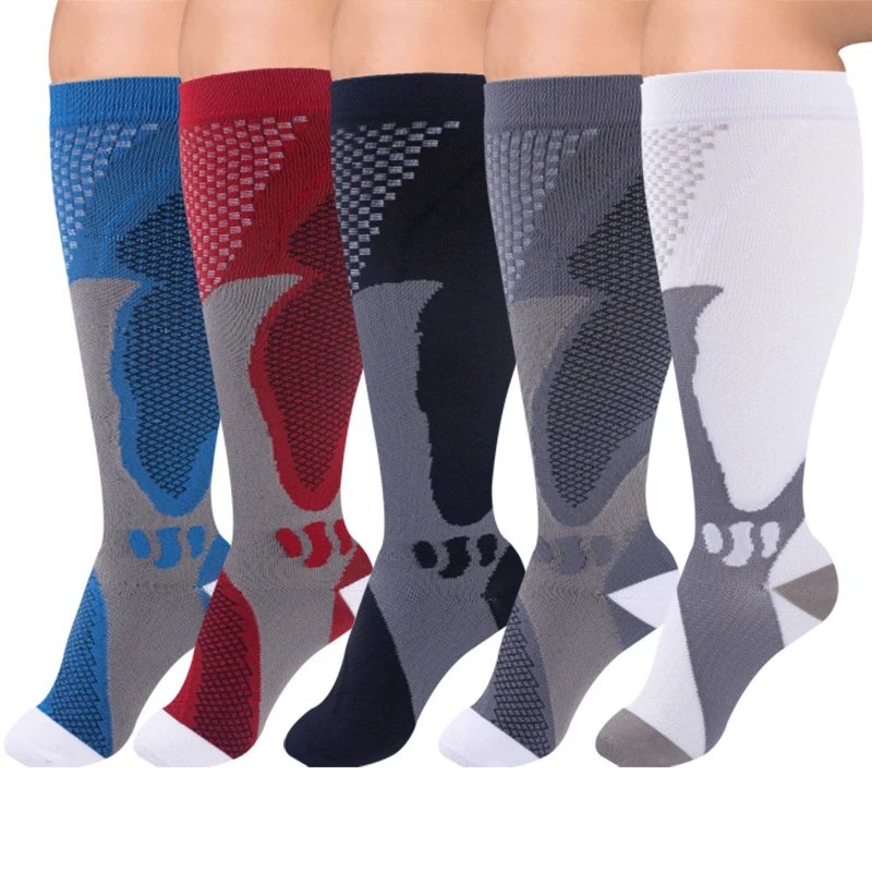 Extra Large Extra Wide Magic Compression Socks High Elasticity Fat Socks Sports Fitness Compression Socks Wide