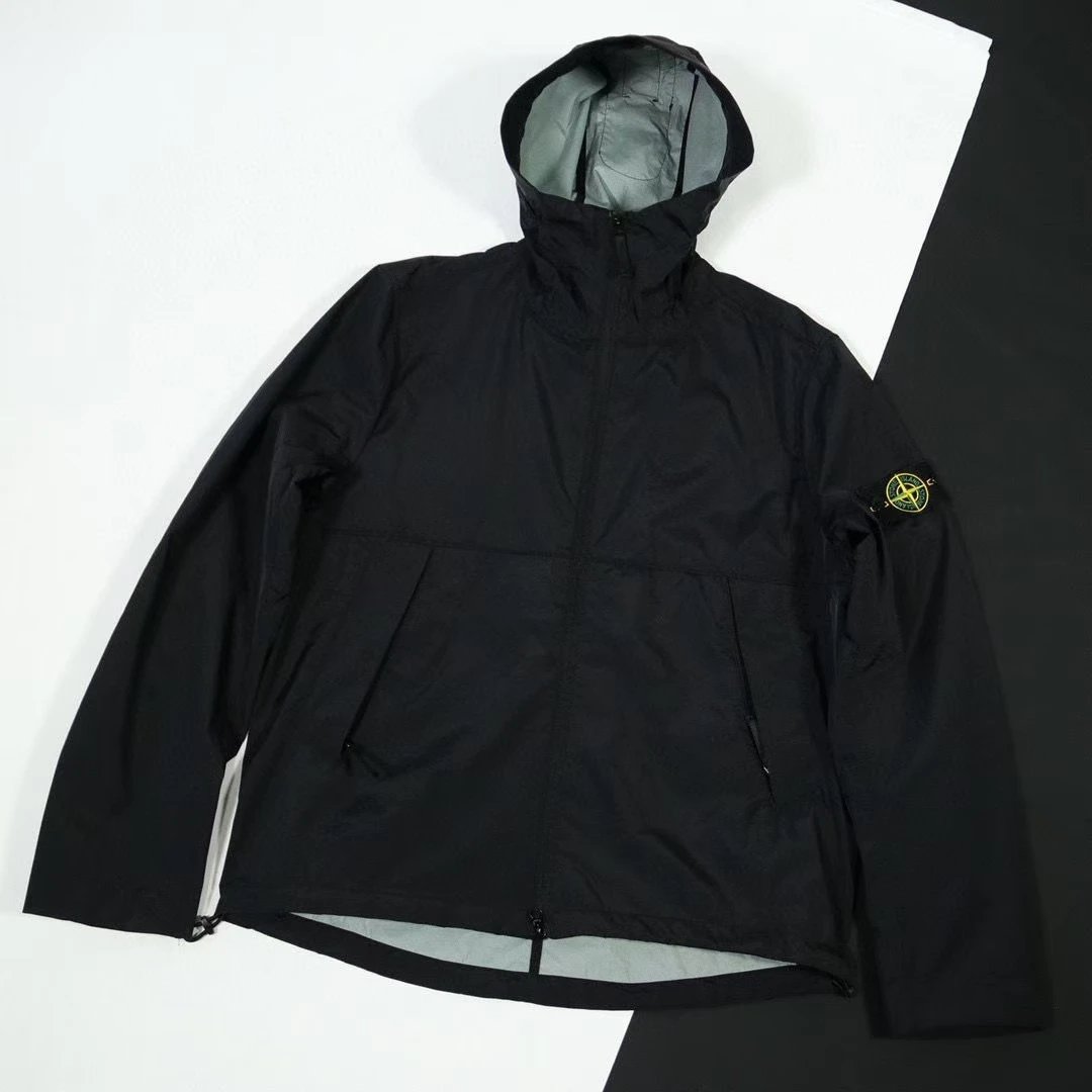 Storm Jacket Stone Island 3L-TC Material Waterproof Hooded Jacket