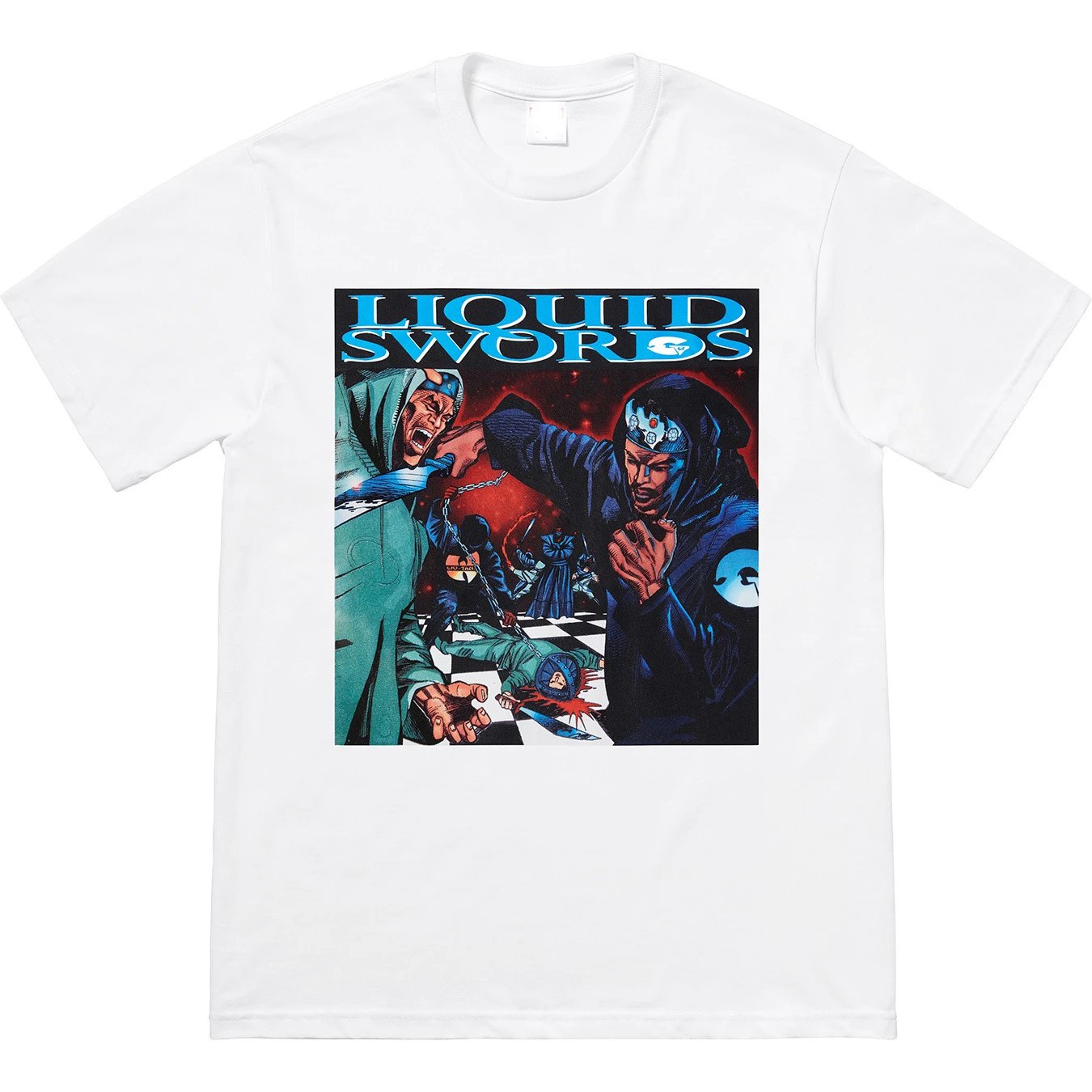 18FW Liquid Swords Tee Wu-Tang Clan Rapper GZA Short Sleeve T-shirt