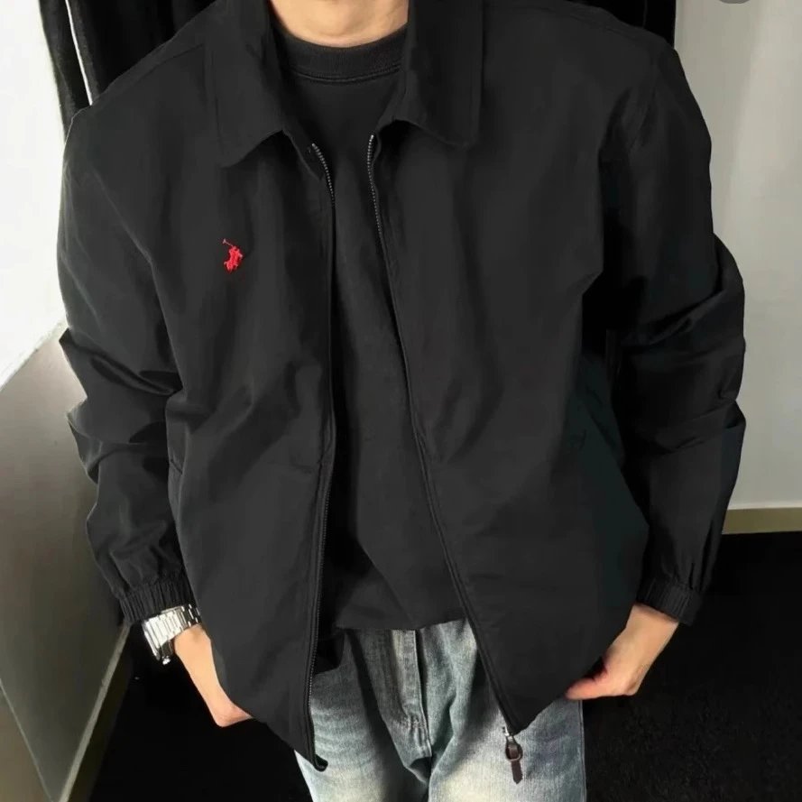 2025 New RL Pony Vintage Retro Zipper Jacket Unisex