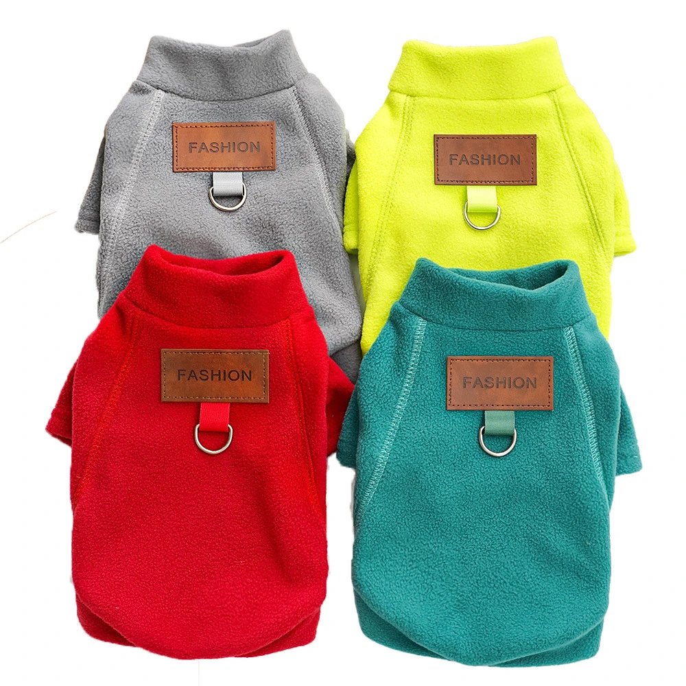 New Pet Dog Cat Autumn Winter Clothing Fleece Bichon French Bulldog Dog Clothing Supplies Cat Apparel
