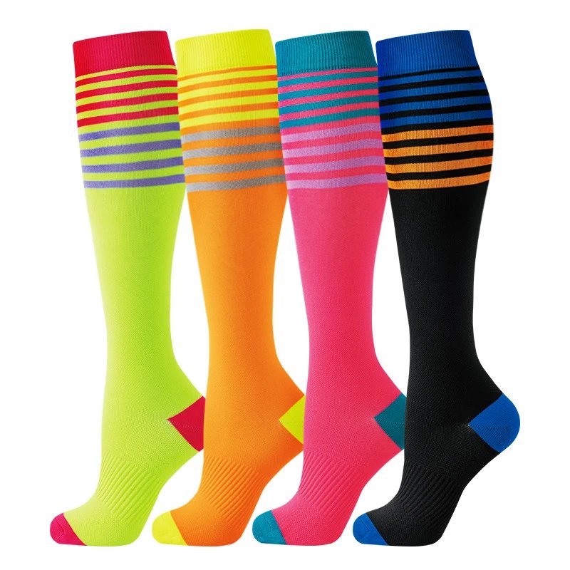 New Compression Socks Men Women Applicable Mercury Circulation Support Knee-High Sports Socks Hiking Running Nurse Socks
