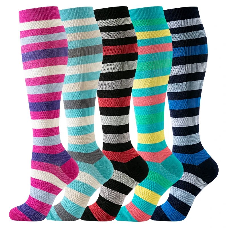 Long Tube Sports Calf Compression Socks Cycling Fitness Running Leg Protective Socks Men Women Compression Socks