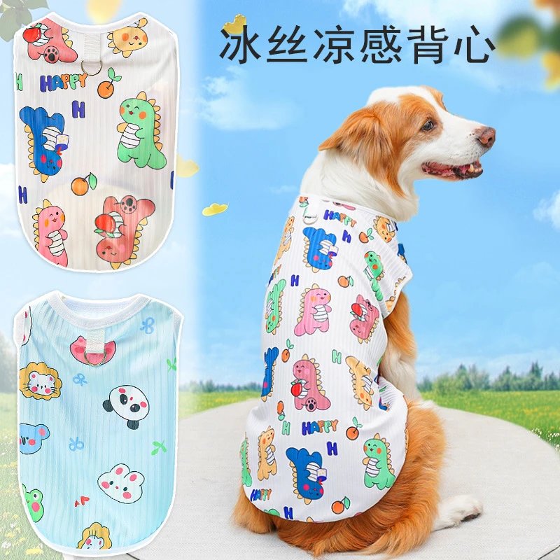 Spring Summer Cat New Clothing Bichon Large Dog Golden Retriever Cat Pet Clothing Dog Clothing Supplies Dog Vest
